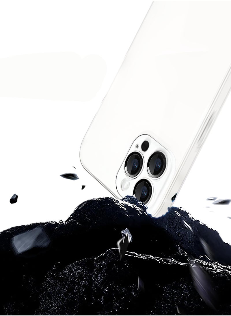 CATANES (for iPhone 14 Pro) Case Cover Air Skin Series Back Cover Sturdy Durable Thin Case Drop Protection Cover - Transparent White  - Image 3