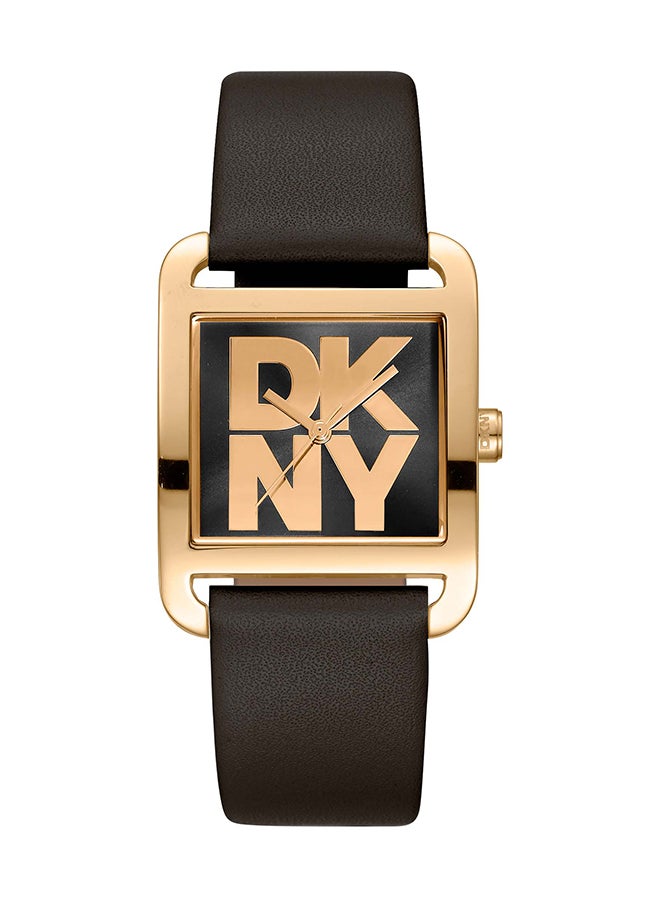 DKNY City Maxi DK1L001L0025 - Leather Female Quartz 3 hands - Image 1