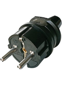Viko Grounded Male Plug Black 