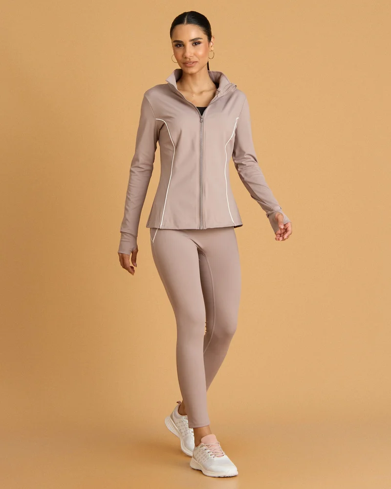 Redtag Women Beige Active Sweatshirt