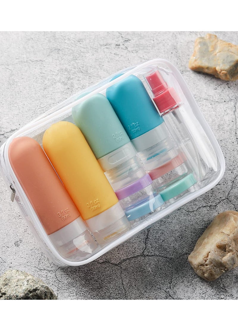 Generic 18pack Travel Bottles for Toiletries,TSA Approved Silicone Travel Containers jar for Toiletries,Leak Proof Refillable Liqus Shampoo And Conditioner Travel Essentials toiletry Bottles  - Image 2