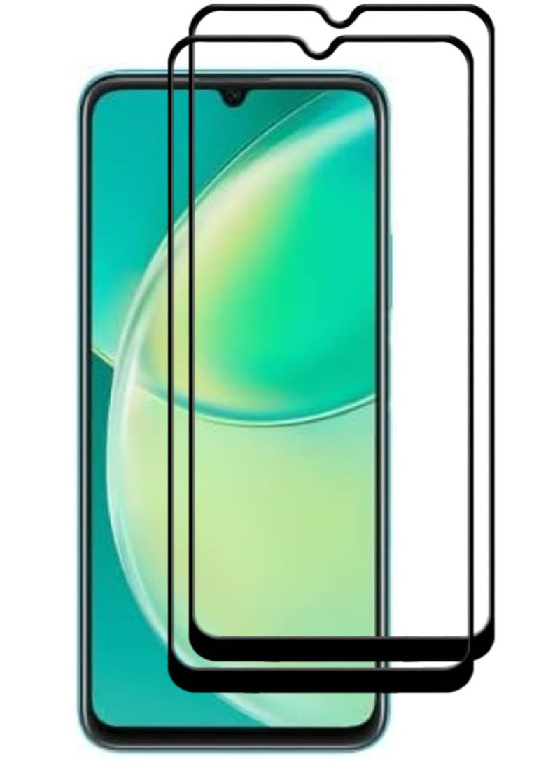 ACLIX 2 Pieces Antistatic ESD Dustproof Premium Quality High Definition Tempered Glass Screen Protector Designed For Huawei nova Y60 - Image 1