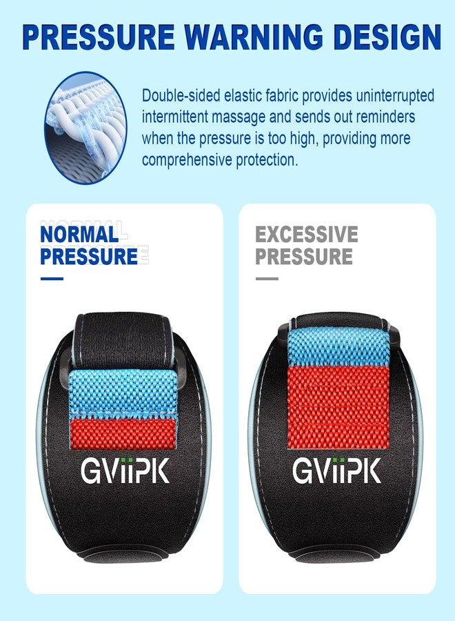 Gviipk دعامة مرفق التنس المطورة من Gviipk للرجال والنساء، وحزام دعم مرفق لاعبي الغولف قابل للتعديل لالتهاب الأوتار، ودعامة للساعد بتصميم تحذير من الضغط، ووسادة ضغط لتخفيف آلام أوتار الساعد - Image 5
