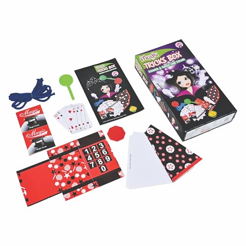 Dolly Plastic Magic Tricks Box Set with 50 Tricks, Beginner Magic Kit for Ages 7+ - Image 1