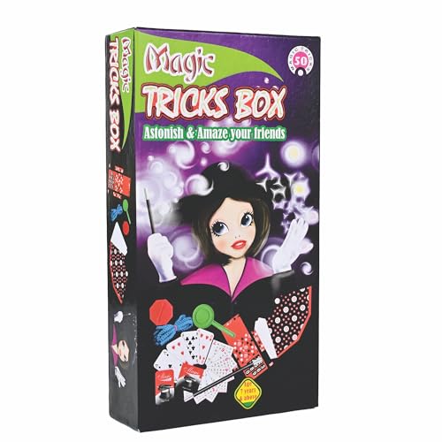 Dolly Plastic Magic Tricks Box Set with 50 Tricks, Beginner Magic Kit for Ages 7+ - Image 4