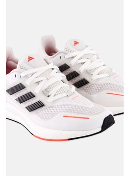adidas Originals Kids Boy Pureboost 22 H Lace Up Running Shoes, White  - Image 4