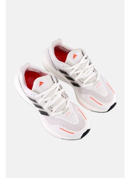 adidas Originals Kids Boy Pureboost 22 H Lace Up Running Shoes, White  - Image 2