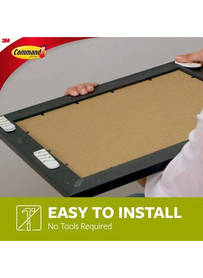 Command 17024-12PK picture hanging strips, white color. 12 M pairs/pack - Image 4