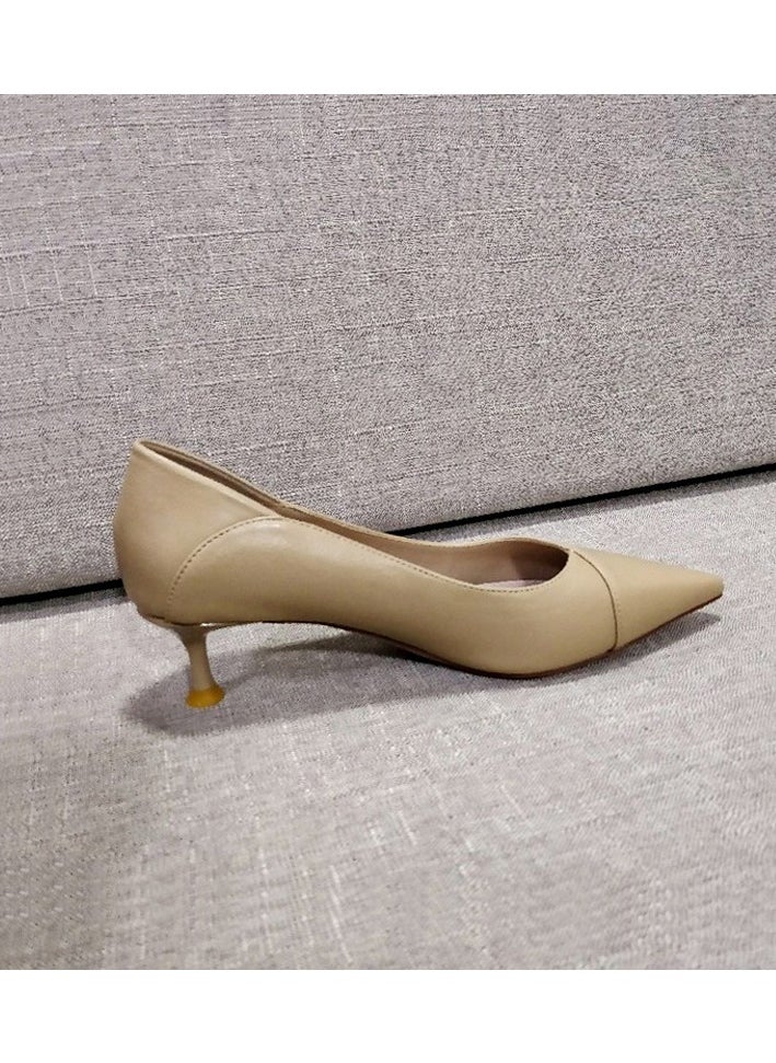 Shougu New Formal Professional Women's Leather Shoes 