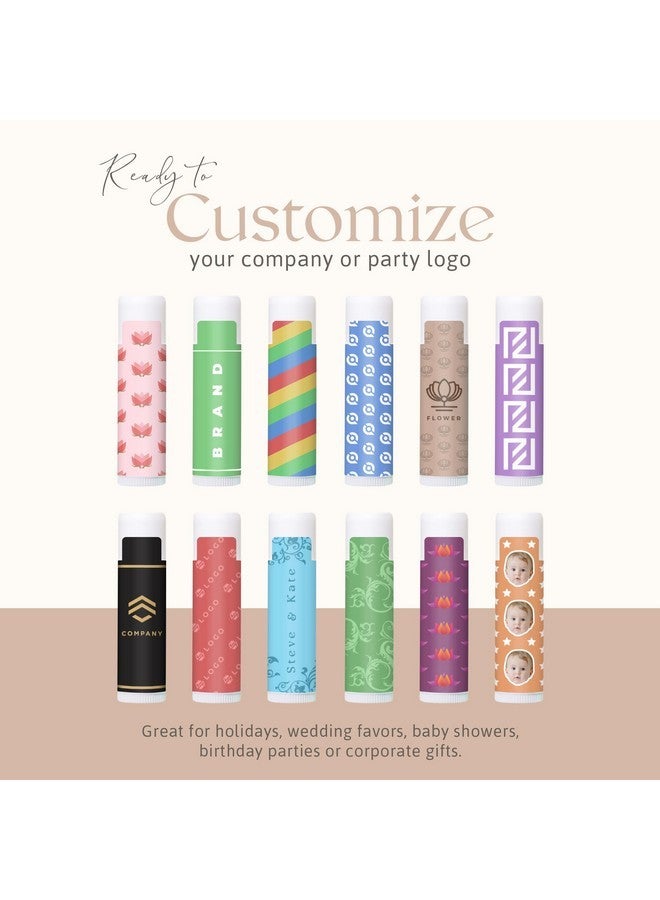 Bella Donna Lip Balm Bulk Unlabeled - Made in USA Bulk Chapstick - Natural Ingredients Vitamin E Shea Butter - Custom Chapstick Bulk For Party & Wedding Favors (50 Count, Vanilla) - Image 3