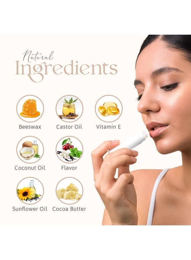 Bella Donna Lip Balm Bulk Unlabeled - Made in USA Bulk Chapstick - Natural Ingredients Vitamin E Shea Butter - Custom Chapstick Bulk For Party & Wedding Favors (50 Count, Vanilla) - Image 4