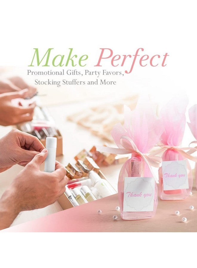 Bella Donna Lip Balm Bulk Unlabeled - Made in USA Bulk Chapstick - Natural Ingredients Vitamin E Shea Butter - Custom Chapstick Bulk For Party & Wedding Favors (50 Count, Vanilla) - Image 2