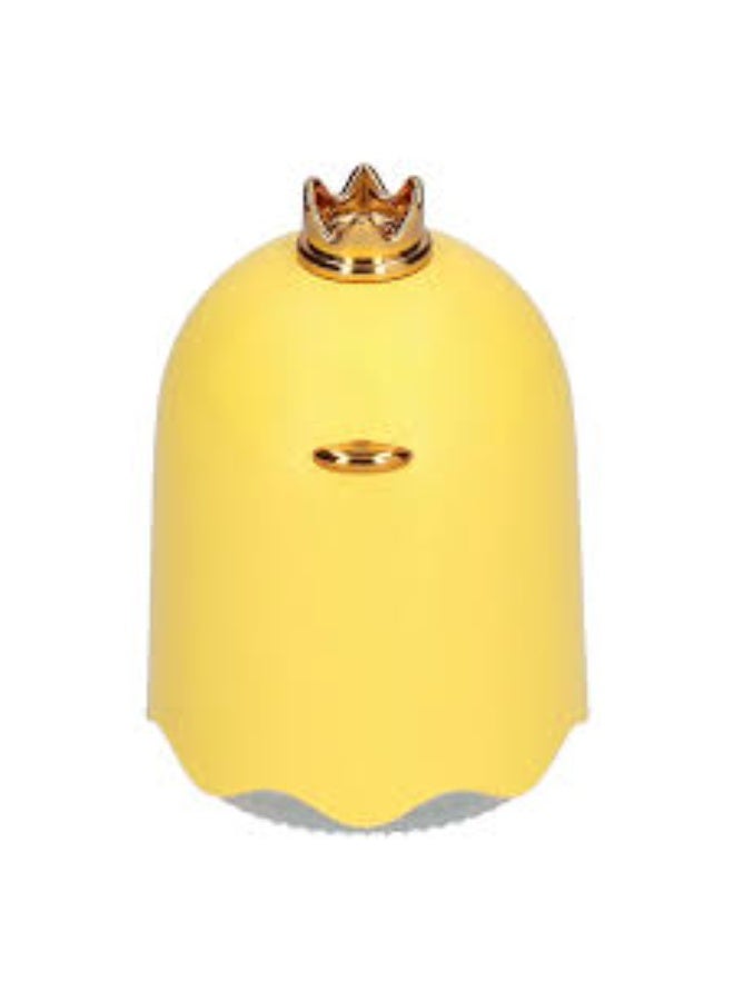 Generic valueable 1 Ultrasonic aroma diffuser with a "Royal Crown" design and portable humidifier with LED light - bright yellow color - Image 1