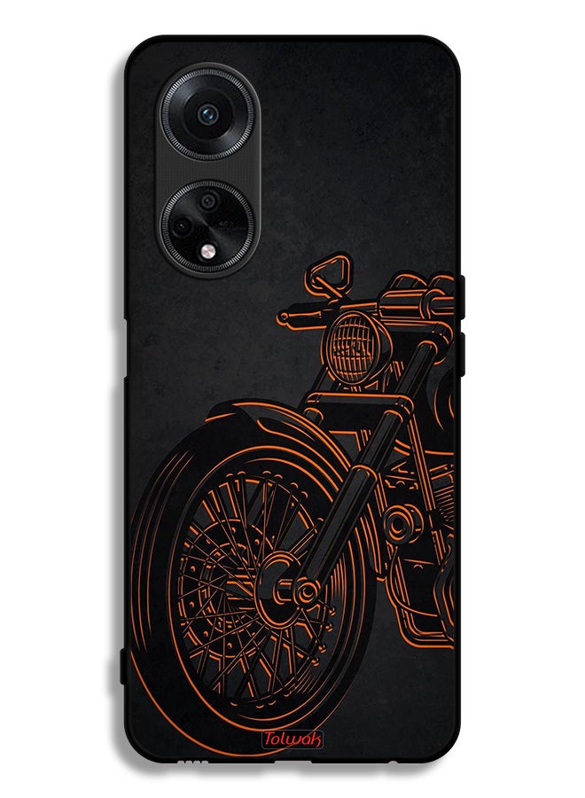 Tolwak Oppo F23 5G Protective Case Cover Vintage Bike - Image 1