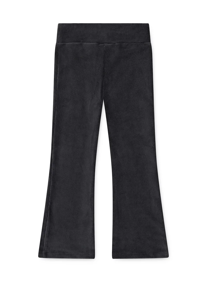 كونفرس Kids Ribbed Velour Flared Leggings