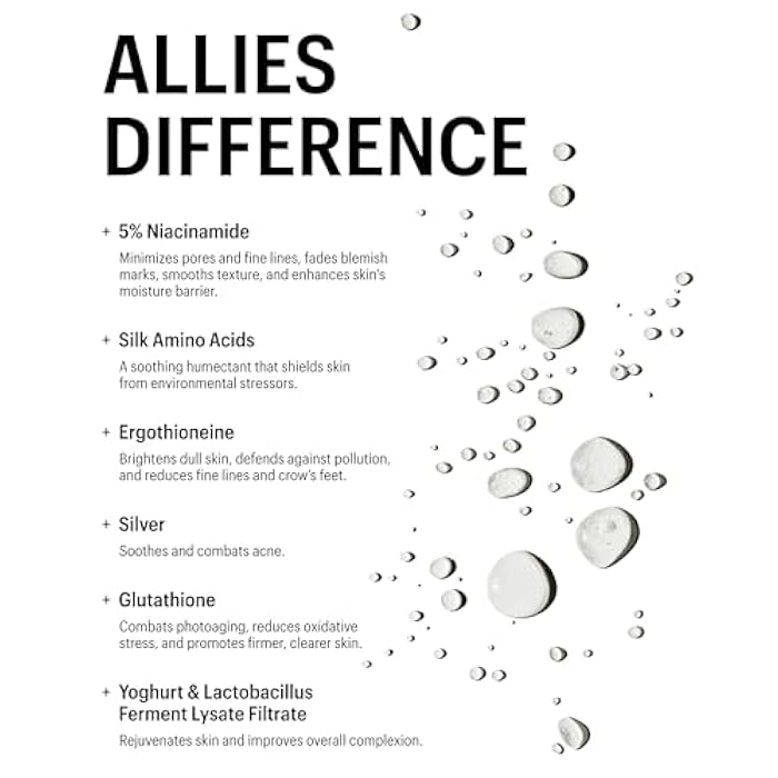 Allies of Skin Probiotic Face Mist | Toner Facial Mist to Minimize Pores | Probiotic Skincare for Moisture Retention | 5% Niacinamide for Glowy Skin | Travel Friendly (1.7 Fl Oz) - Image 3