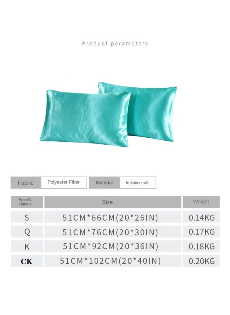 Y&D 2-Piece Simple Solid Colour Pillow Case Cover  - Image 4