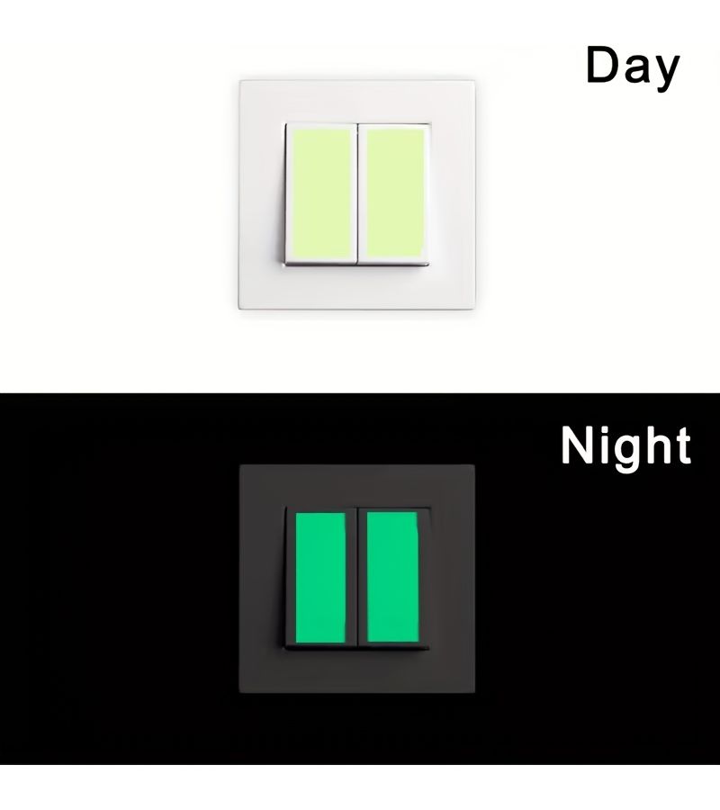 20pcs Glow In The Dark Stickers Safety Tape for Switches Stairs Walls - Image 4