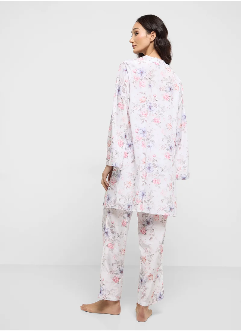 ايلا 3 Piece Pyajama Set