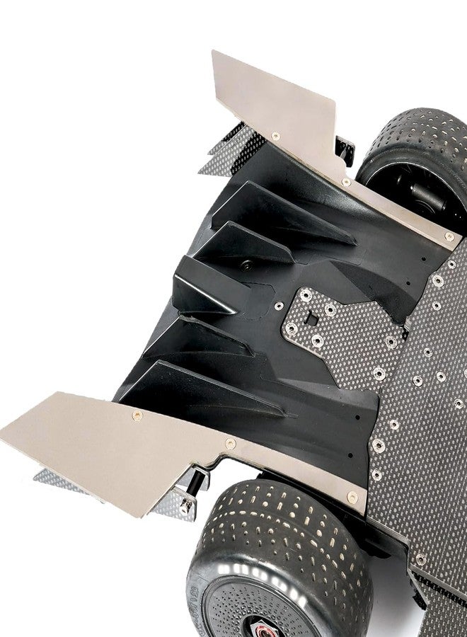 MOSHNOLY 2MM Titanium Alloys Air Dam Diffuser for Arrma 6S 1/7 Infraction/Limitless/Felony,Spark Maker Wheel Covers Lightweight Left and Right Wheel Cover 1/7 Infraction/Limitless V1/V2/Felony 6S Style 2-R - Image 1