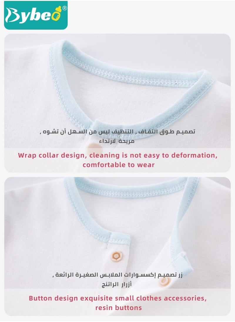 Bybeo 18 PCS Newborn Baby Gift Box Babies Clothes Set Infant Clothing Rompers Coat Socks Hat 100% Cotton for Boys & Girls  - Image 4