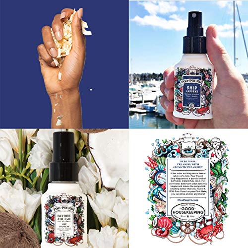 Poo-Pourri Set - Includes Original Citrus, Fresh Sea Salt, Fresh Air, Ship Happens, and Royal Flush 1.4 Ounce Bottles - Image 4