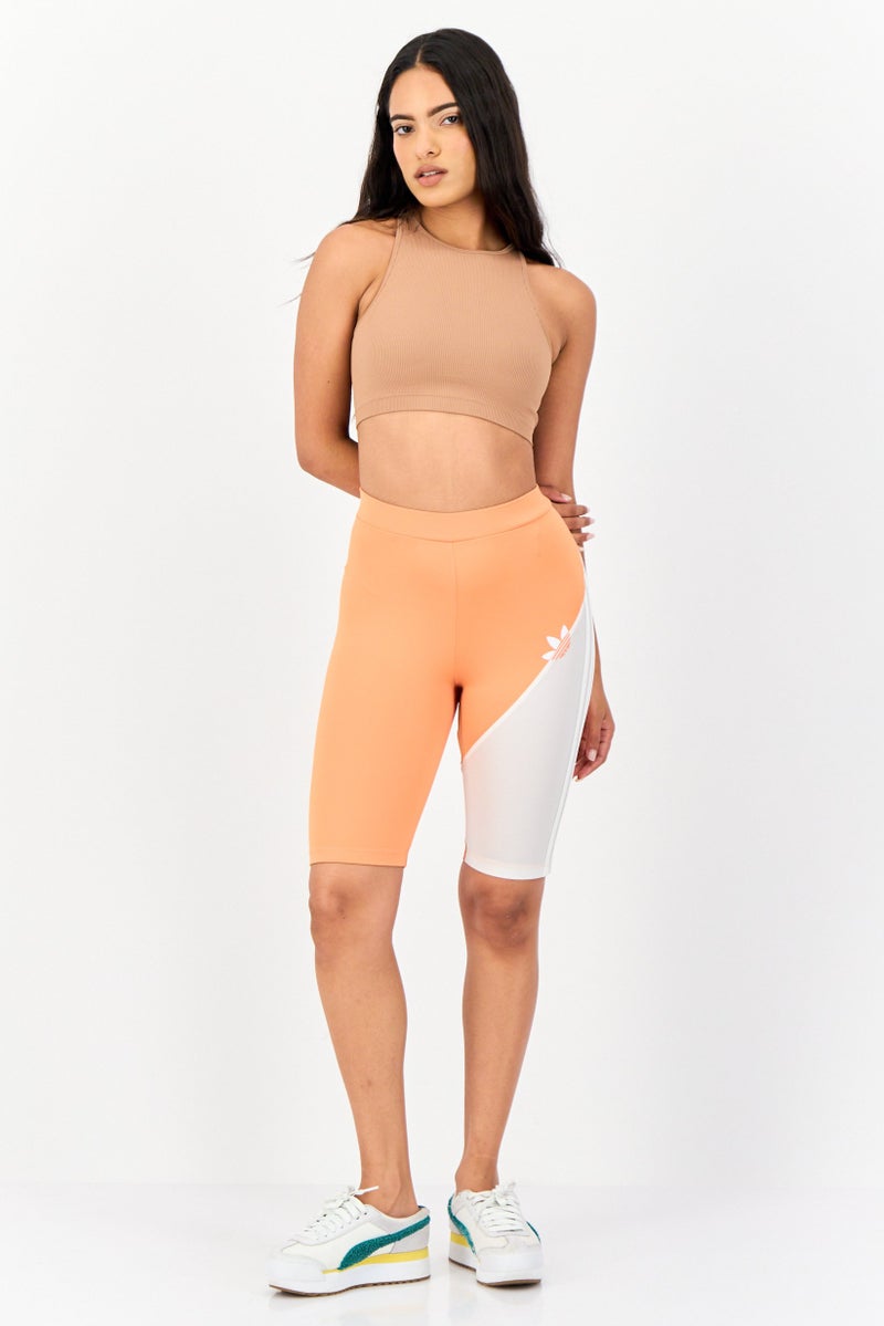 adidas Originals Women Sportswear Fit Brand Logo Cycling Shorts Tights, Multicolor - Image 4