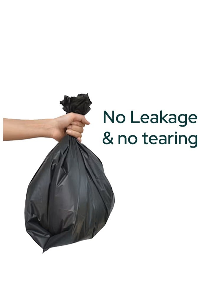 Nure, Bio-Degradable Purity In  Disposal Garbage Bag,55 Gallons ,15 Pcs, 80cmx110cm,Pack of 3