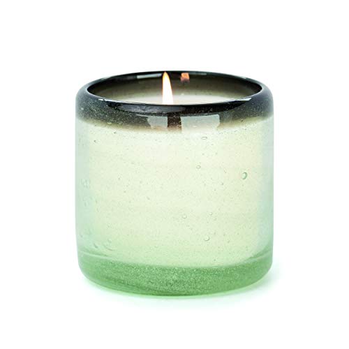 Paddywax Scented Candles Coastal La Playa Collection Artisan Candle in Hand-Blown Glass, 9 Ounces, Vanilla Rosa - Image 1