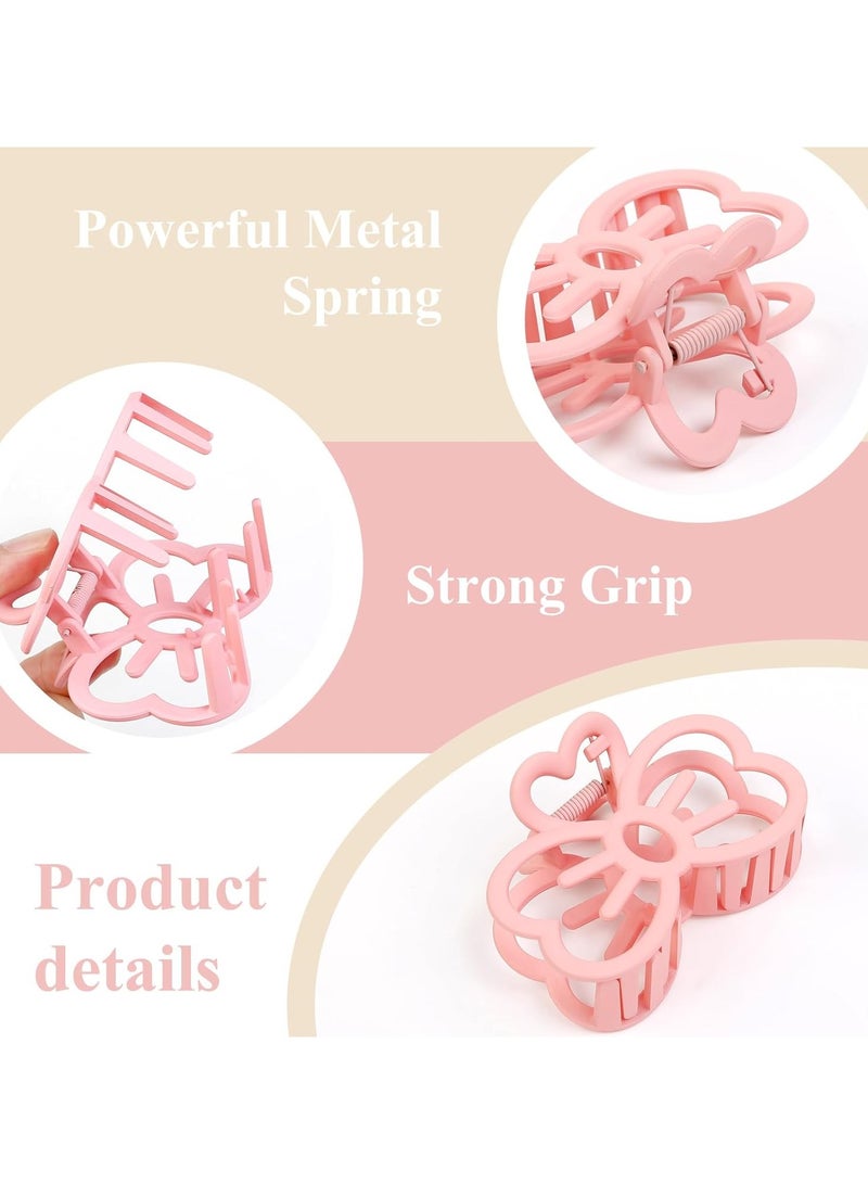 Goolsky مشبك شعر بتصميم قوس فارغ بسيط وجذاب - مشبك مخلب بلون صلب للمراهقات والفتيات والنساء - سهل الاستخدام ومريح وأنيق لملحقات الشعر للاستخدام اليومي - Image 3