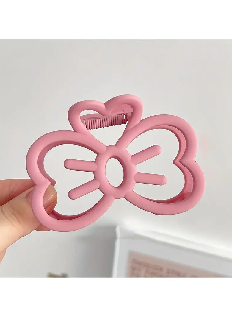 Goolsky مشبك شعر بتصميم قوس فارغ بسيط وجذاب - مشبك مخلب بلون صلب للمراهقات والفتيات والنساء - سهل الاستخدام ومريح وأنيق لملحقات الشعر للاستخدام اليومي - Image 1