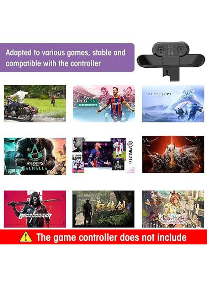 Paddle for PS4 controller, Back on accessory for PS4 controller, TURBO function/memory function/Plug and play, PS4 controller accessory - Image 5