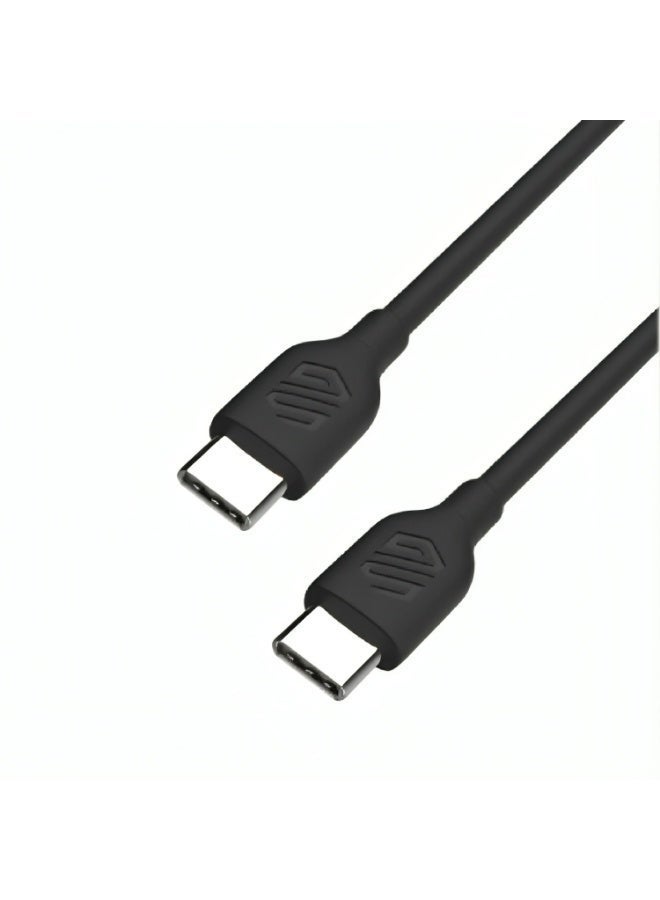 Smart Gate USB-C to USB-C Cable 1M - Black - Image 1
