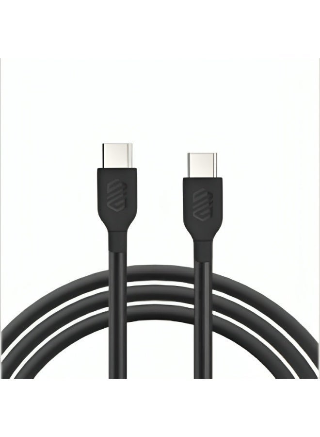 Smart Gate USB-C to USB-C Cable 1M - Black - Image 2
