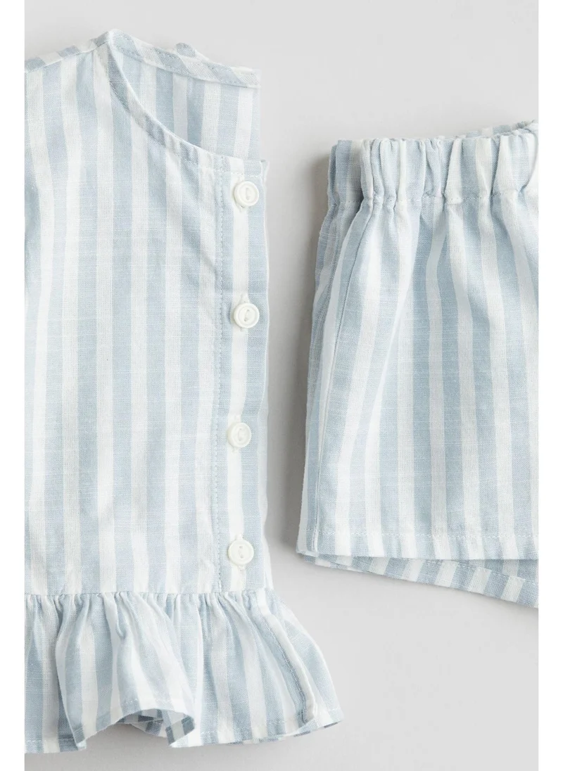 اتش اند ام 2-piece blouse and shorts set
