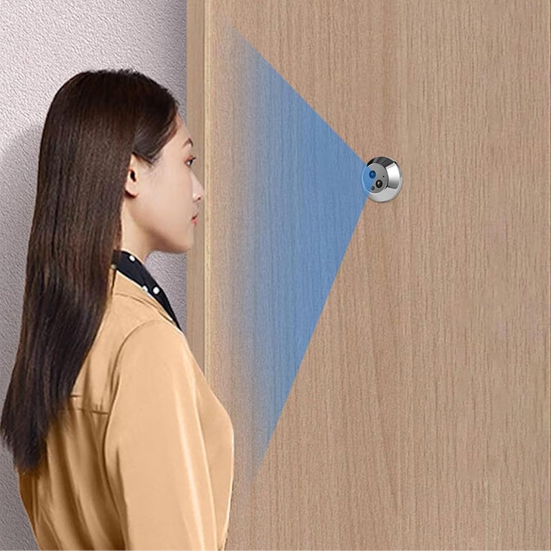 Swokely Smart Video Doorbell Camera, WiFi Door Peephole Camera with 4.3in Display Monitor, Tuya APP Wireless Digital Door Viewer, Smart Motion Detection, Night Vision, Rechargeable 5000Ah Battery - Image 4