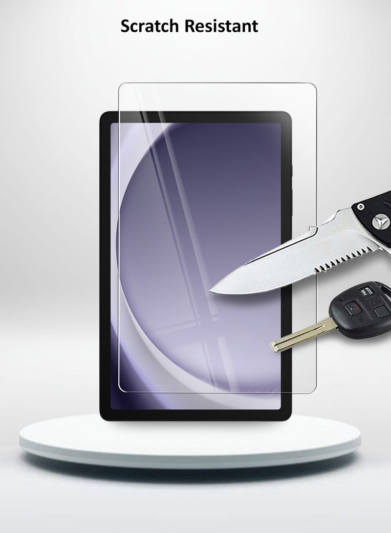 Techie HD Tempered Glass Screen Protector for Samsung Tab A9 Plus 11 Inch 2023 - Anti Reflection Anti Bubbles 9H Hardness 0.33 mm Rounded Edges Easy Installation - Image 5
