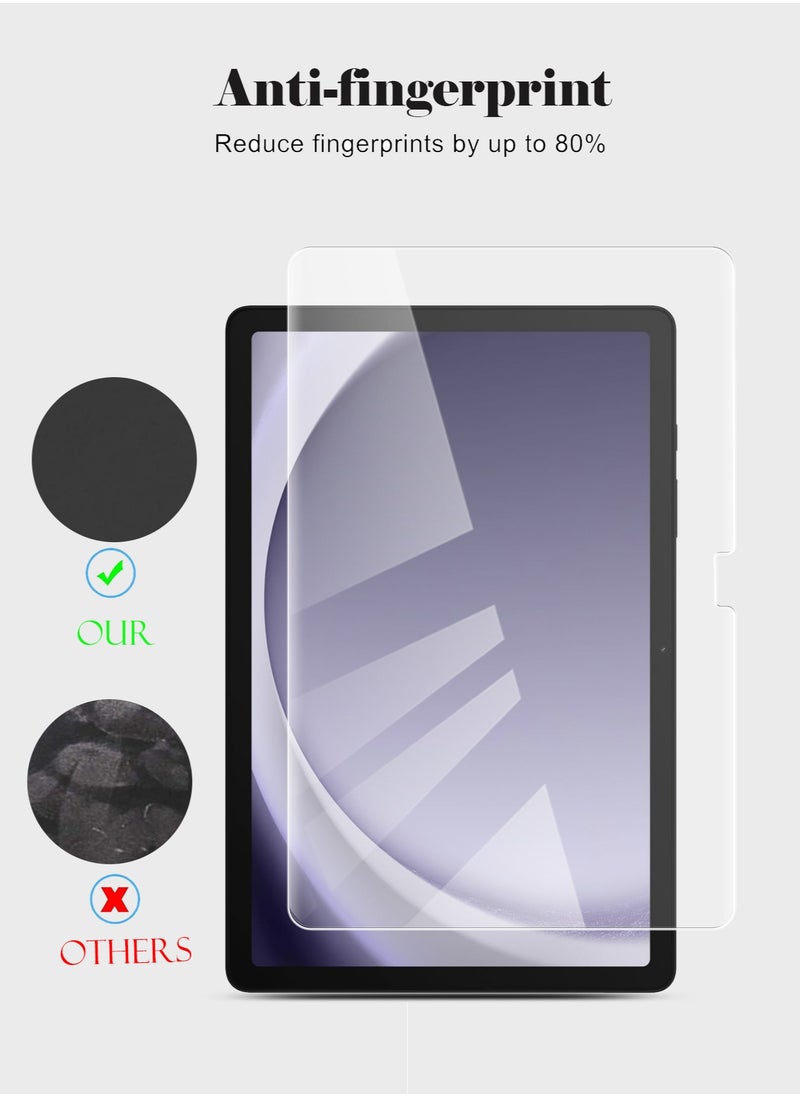 Techie HD Tempered Glass Screen Protector for Samsung Tab A9 Plus 11 Inch 2023 - Anti Reflection Anti Bubbles 9H Hardness 0.33 mm Rounded Edges Easy Installation  - Image 2