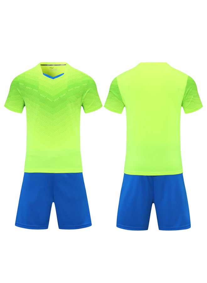 Football Uniform Suit Boy's Jersey Team Uniform Summer Short-sleeved Children's Jersey Training Uniform Compeion Sports Suit