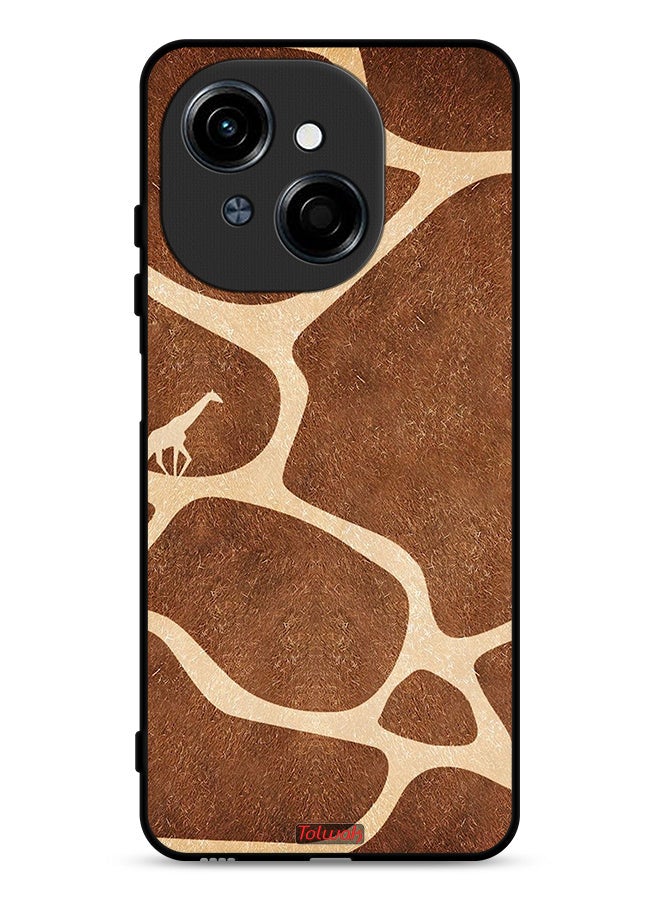 Tolwak Tecno Spark Go 1 4G Protective Case Cover Giraffe Skin - Image 1