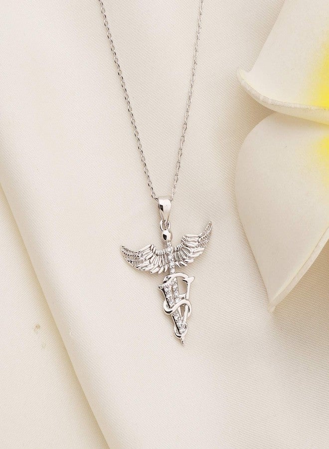bobauna Veterinary Caduceus Pendant Necklace Vet Tech Jewelry Appreciation Gift For Veterinarian Nurse (vet copper necklace) - Image 5