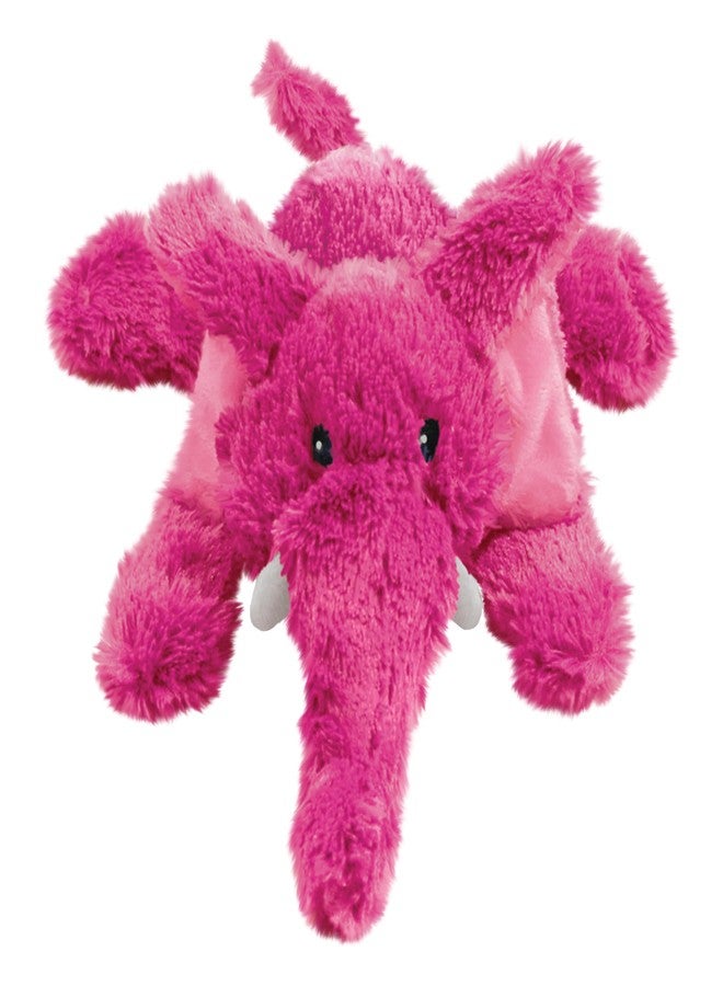 KONG Cozie Plush Dog Toys 2 Pack - Durable & Soft Squeaky Toys for Medium Dogs - Assorted Animal Characters (Elmer The Elephant) - Image 4