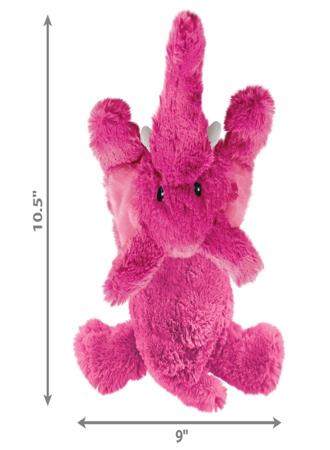 KONG Cozie Plush Dog Toys 2 Pack - Durable & Soft Squeaky Toys for Medium Dogs - Assorted Animal Characters (Elmer The Elephant) - Image 2
