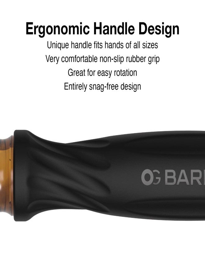 Olivia Garden OG Barber vented scalp hugging brush with comfortable ball points for easy and quick styling on short hair, ideal for men grooming - Image 3
