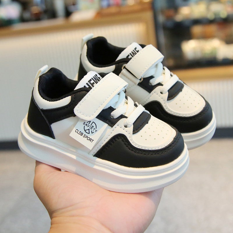 Children'S Board Shoes 1 To 3 Years Old 2 Soft Bottom Boys Sports White Shoes Female Baby Toddler Shoes 4 Super Light - Image 3
