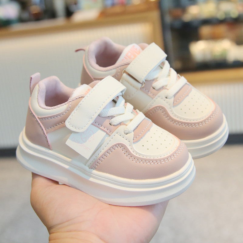Children'S Board Shoes 1 To 3 Years Old 2 Soft Bottom Boys Sports White Shoes Female Baby Toddler Shoes 4 Super Light - Image 4