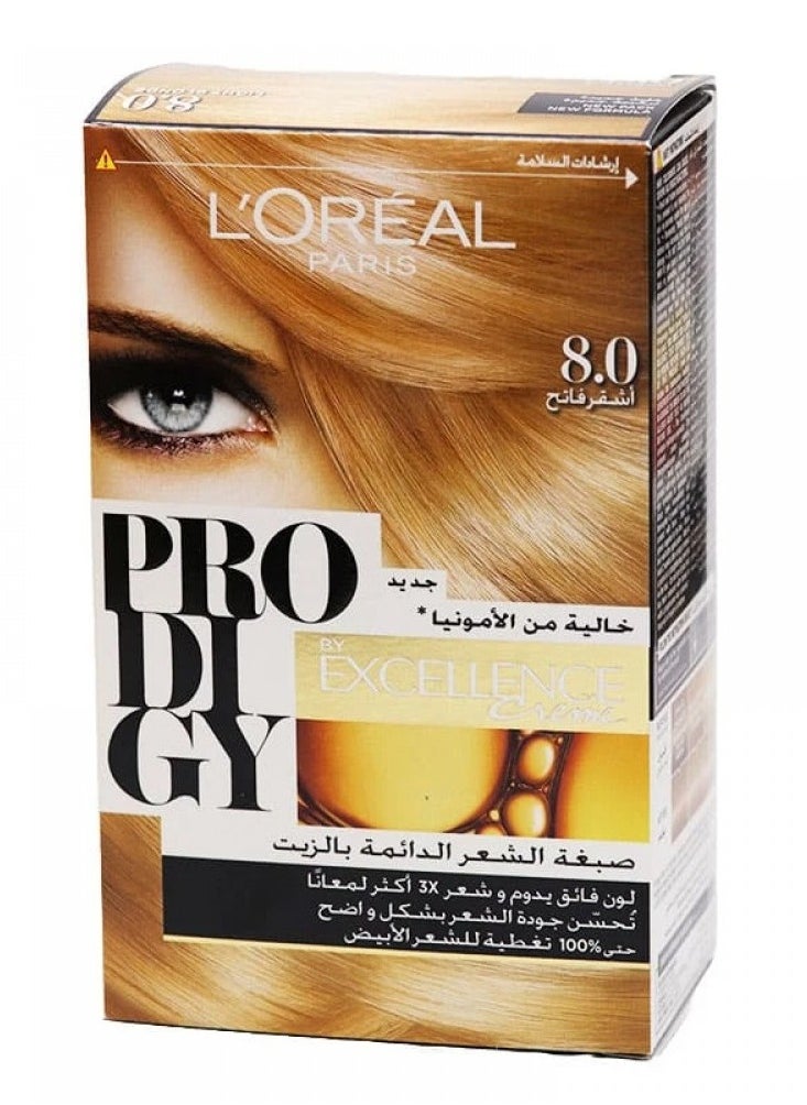لوريال باريس - صبغة برودجي 8.0 اشقر فاتح - Image 1