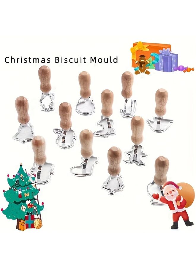 1pc Heavy Duty Snowman Cookie Cutter with Metallic Body Precision Cutting Edge for Christmas Gingerbread Sugar Ideal for Home Bakers and Professional Pastry Chefs Holiday Baking Essential - Image 1
