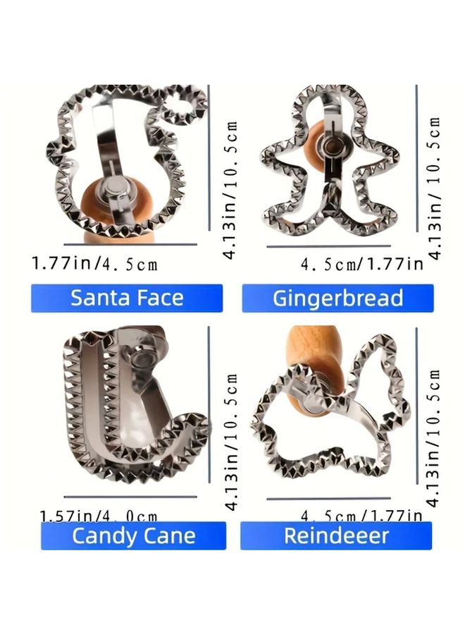 1pc Heavy Duty Snowman Cookie Cutter with Metallic Body Precision Cutting Edge for Christmas Gingerbread Sugar Ideal for Home Bakers and Professional Pastry Chefs Holiday Baking Essential - Image 5
