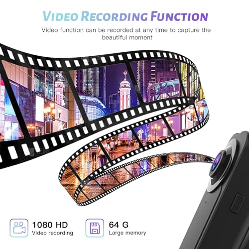 kaysunlink Mini Body Cameras With Audio And Video Recording, POV Camera with 64G Card Body Worn Cam ,Wearable Patrol Video Recording Camcorder With Night Version ,Camcorder for Security Work Records Traveling - Image 3